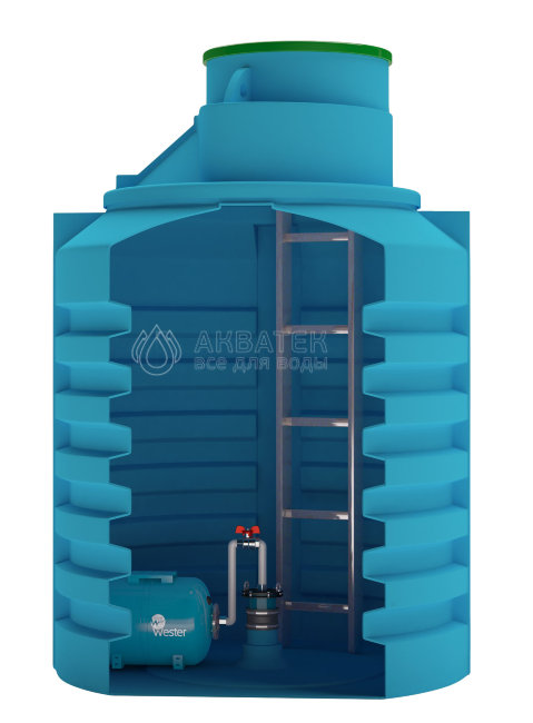 Кессон 3м3 (для обсадной трубы 125-133 мм), Aquatech (АКВАТЕК) в Симферополе