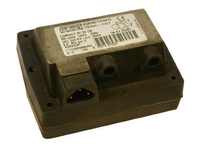 Трансф. поджига FIDA COMPACT 10/30 CM Prim. 230В/1.45A/50Гц, Sec. 2x5кВ/30мА (TBL 160 P) арт. 5020067 (3-19-8569) в Симферополе Трансф. поджига FIDA COMPACT 10/30 CM Prim. 230В/1.45A/50Гц, Sec. 2x5кВ/30мА (TBL 160 P) арт. 5020067 (3-19-8569) в Симферополе