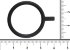 тороидальная прокладка 22,22х2,62 арт. 710733100 (3-45-8950X) в Симферополе