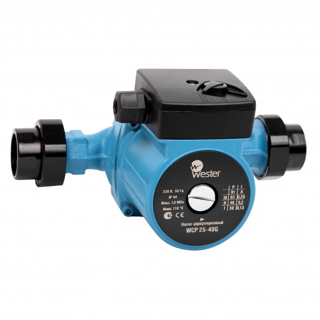 Насос Wester WCP 25-80G (с гайками) Насос Wester WCP 25-80G (с гайками)