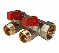 Коллектор 2 выхода TIEMME (1/2)х3/4 1820004(1822N160402) в Симферополе