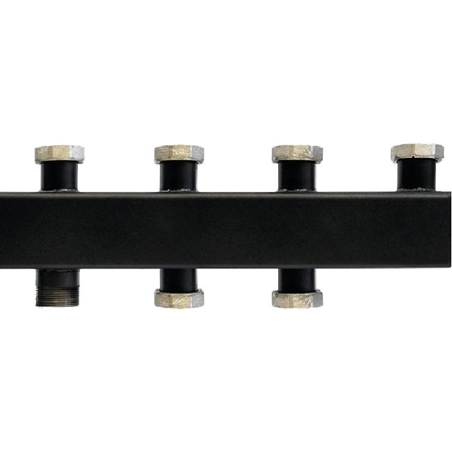 Коллектор 2 выхода распределительный ROMMER 1х1 1/4" (RDG-0016-004002) в Симферополе