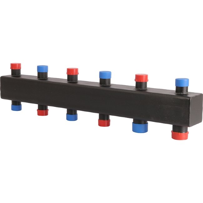 Коллектор 3(5) выхода распределительный ROMMER 1х1 1/4" (RDG-0016-004035) в Симферополе Коллектор 3(5) выхода распределительный ROMMER 1х1 1/4" (RDG-0016-004035) в Симферополе
