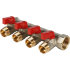Коллектор 4 отвода с шаровыми кранами STOUT 3/4" 1/2"(красные ручки) (SMB 6200 341204) в Симферополе Коллектор 4 отвода с шаровыми кранами STOUT 3/4" 1/2"(красные ручки) (SMB 6200 341204) в Симферополе