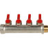 Коллектор 4 отвода с шаровыми кранами STOUT 3/4" 1/2"(красные ручки) (SMB 6200 341204) в Симферополе Коллектор 4 отвода с шаровыми кранами STOUT 3/4" 1/2"(красные ручки) (SMB 6200 341204) в Симферополе