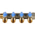 Коллектор 4 отвода с шаровыми кранами STOUT 3/4" 1/2"(синие ручки) (SMB 6201 341204) в Симферополе Коллектор 4 отвода с шаровыми кранами STOUT 3/4" 1/2"(синие ручки) (SMB 6201 341204) в Симферополе