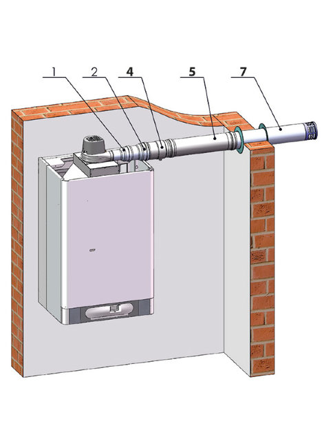 Дымоудаление THERM 1x ø 100 - DUO 50 T.A в Симферополе Дымоудаление THERM 1x ø 100 - DUO 50 T.A в Симферополе