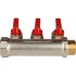 Коллектор 3 отвода с шаровыми кранами STOUT 3/4" 1/2" (красные ручки) (SMB 6200 341203) в Симферополе Коллектор 3 отвода с шаровыми кранами STOUT 3/4" 1/2" (красные ручки) (SMB 6200 341203) в Симферополе