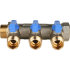 Коллектор 3 отвода с шаровыми кранами STOUT 3/4" 1/2" (синие ручки) (SMB 6201 341203) в Симферополе Коллектор 3 отвода с шаровыми кранами STOUT 3/4" 1/2" (синие ручки) (SMB 6201 341203) в Симферополе